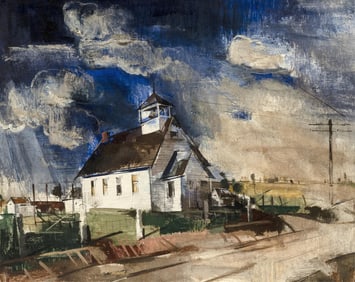 Zoltan Leslie Sepeshy, Oklahoma Schoolhouse, 1936