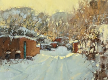 Irby Graves Brown, Winter Snow Splash