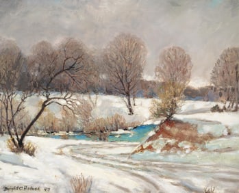 Dwight C. Holmes, Snow, Ben Ficklin Crossing, 1947