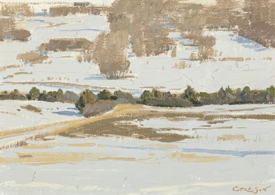 George Carlson, Snow Landscape, 1978