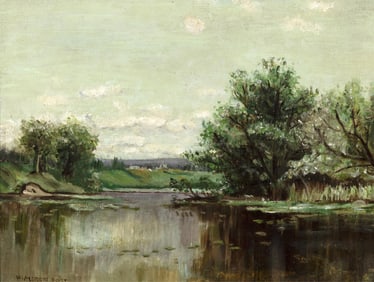 William Merritt Post, Untitled (Landscape)