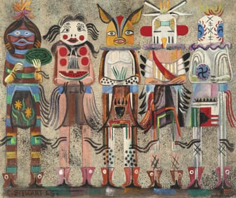 Charles Stewart, Hopi Clowns and Glutens