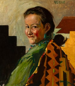 Nils Hogner, Anissisi (Portrait of a Native Woman), ca. 1931