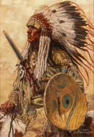 Steven Lang, Kiowa Chief 1865, ca. 2000