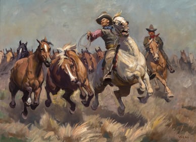Janos Viski, Untitled (Herding Horses)