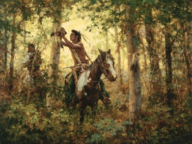 Howard Terpning, Offerings to the Sun, 1985