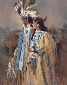 Marilyn Yates, Buckskin and Feathers