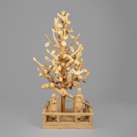 Cordova, Cordova Tradition Large Tree of Life with Adam and Eve, ca. 1950