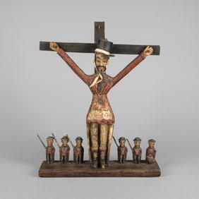 Elmer Shupe, San Acacio on the Cross, ca. 1880-1960