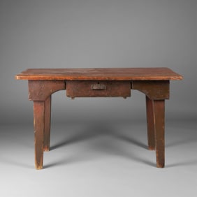 New Mexico, Table with Drawer, ca. 1920