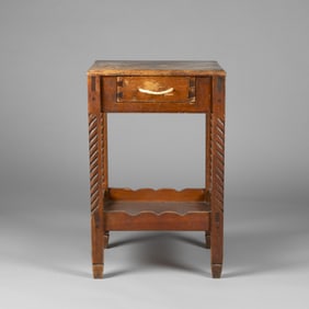 New Mexico, Carved Side Table, ca. 1940