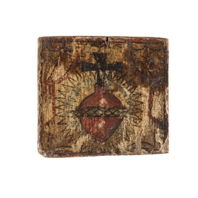 Unknown Santero, Sagrado Corazón, ca. 1820
