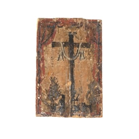 Unknown Santero, The Holy Cross, ca. 1820
