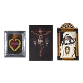 Rey Móntez, Group of Three Retablos