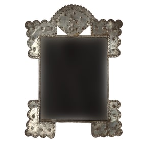 Stamped Tin Mirror, ca. 1890