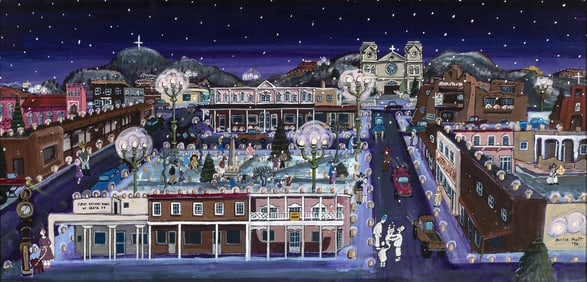 Billie Hutt, The Plaza, Santa Fe, 1996