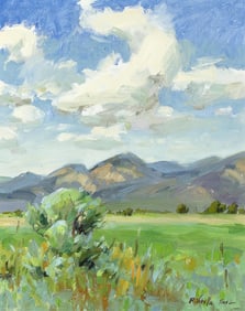 Ray Vinella, Clouds Over the Tooth (Taos Mountain)