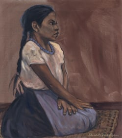 Edward Gonzales, Untitled (Portrait of a Girl)