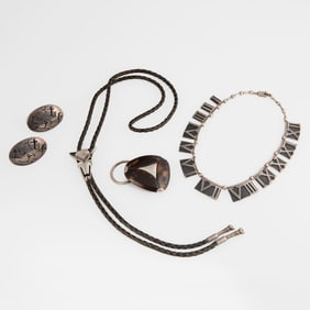 Antonio Pineda, Margot Van Voorhies + William Spratling, Masters of Mexican Metalwork: Group of Five
