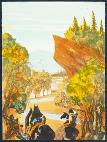 Earl Biss, Daybreak on the Powder River, 1980