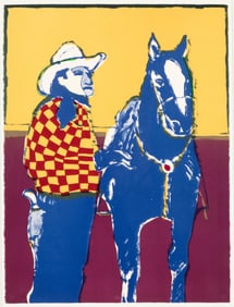 Fritz Scholder, Matinee Cowboy, 1960