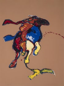 Fritz Scholder, Indian on Galloping Horse