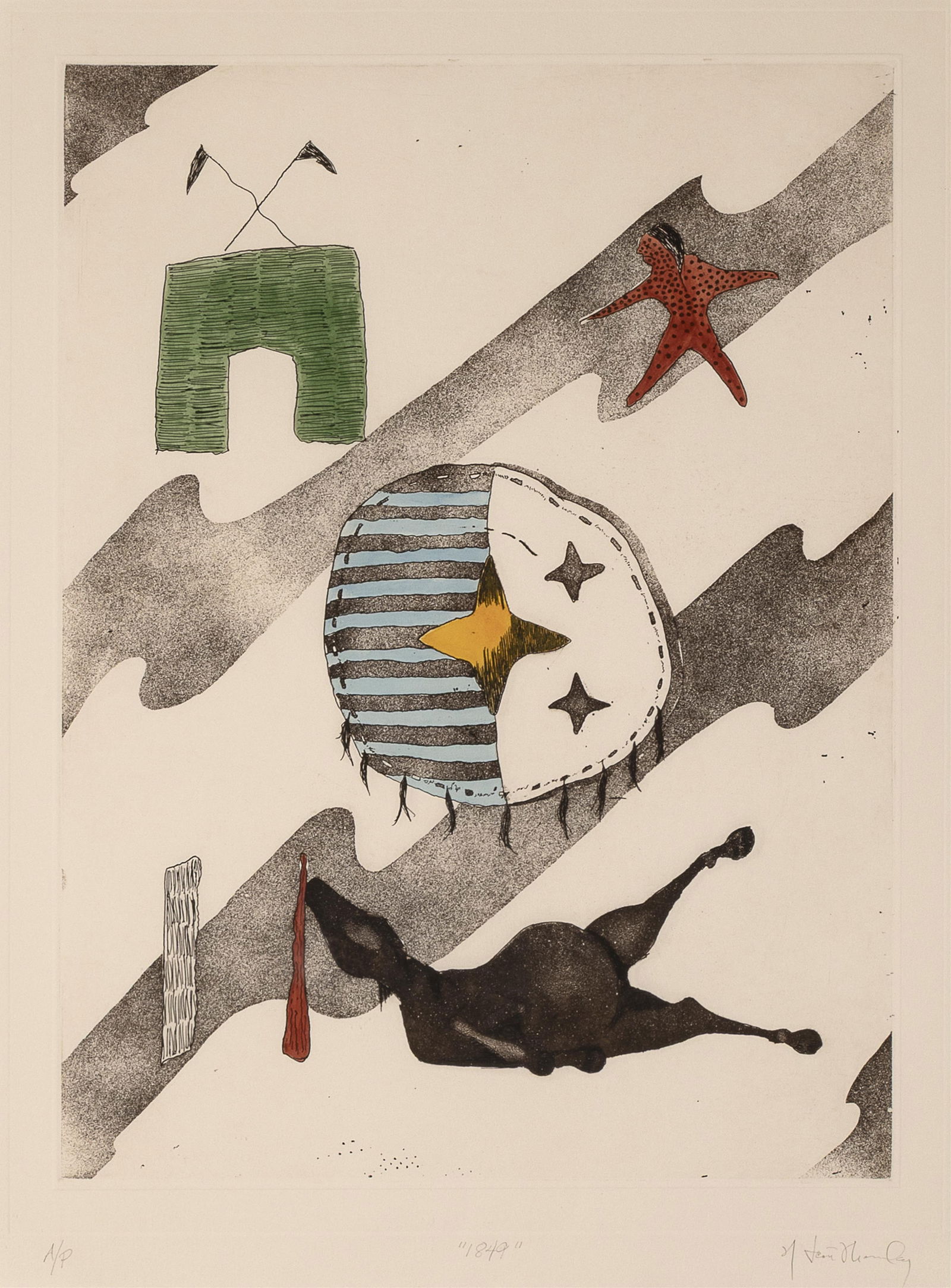 N. Scott Momaday, Kiowa Year 1849 (from the Indian Self-Rule portfolio) (1 of 2)