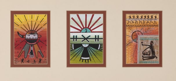 Neil David Sr., Untitled (Triptych)