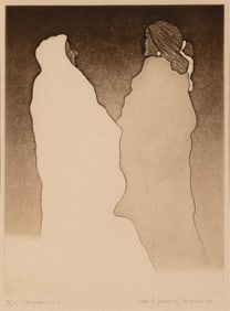 R. C. Gorman, Two Gossips, 1977