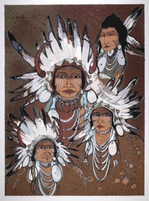 Kevin Red Star, Four Sioux Chiefs