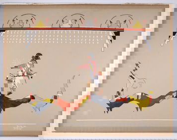 Romando [Tse Ye Mu] Vigil, Untitled (Dancer with Avanyu)