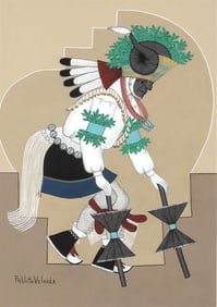 Pablita [Tse Tsan] Velarde, Deer Dancer