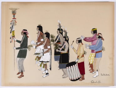 Tonita Vigil [Quah Ah] Peña, Untitled (Corn Dance)