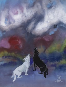 Adee Dodge, Two Works on Paper