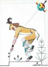 Rafael [Tee-ya-cha-na] Medina, Untitled (Deer Dancer)