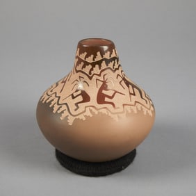 Jody Naranjo, Sgraffito Jar with Kokopelli, 1991