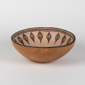 San Ildefonso, Polychrome Bowl