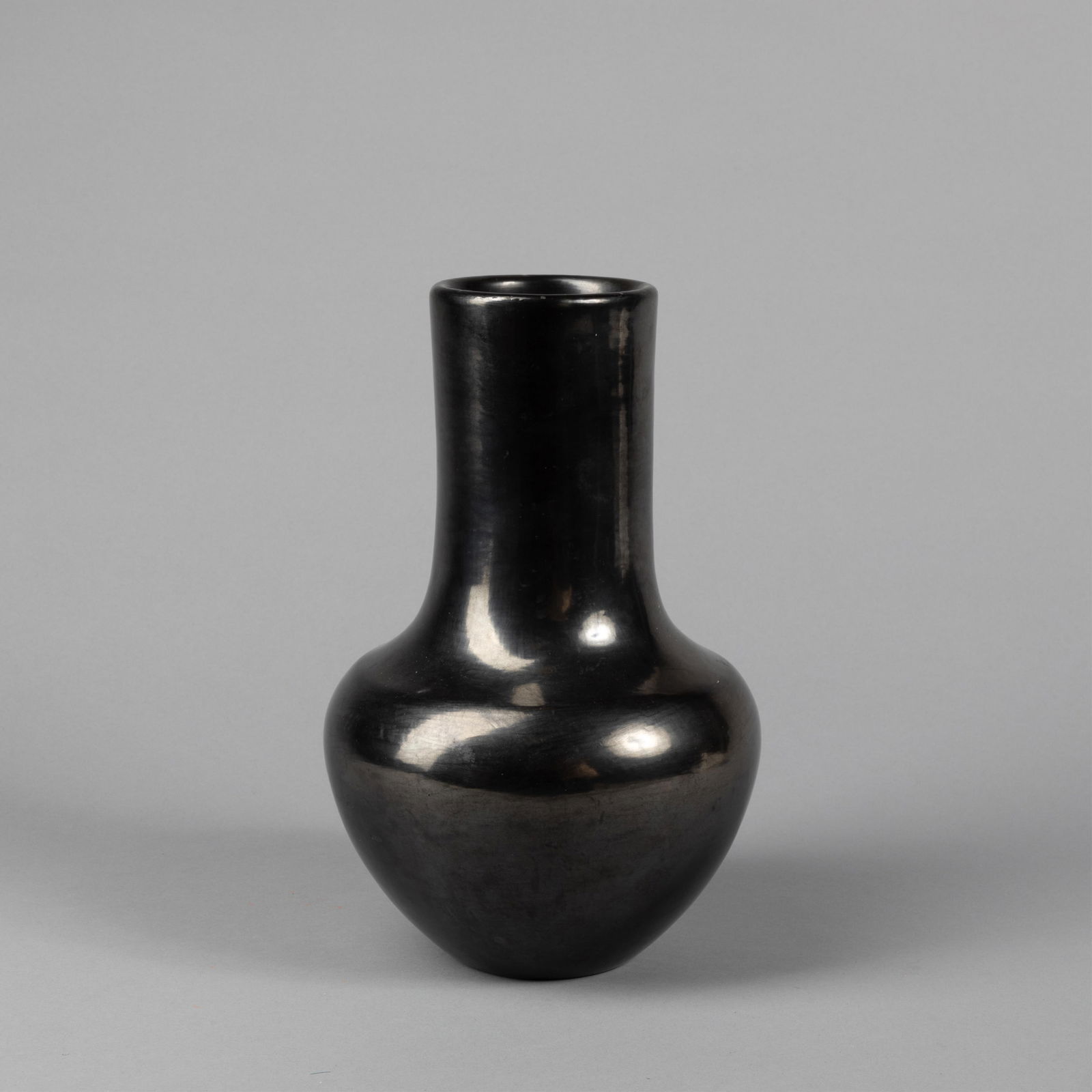 Maria Martinez, Polished Blackware Vase (1 of 2)