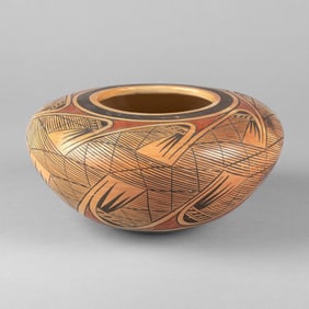 Fannie Nampeyo, Jar with Polychrome Designs, ca. 1975
