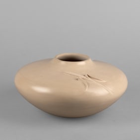 Iris Yovella Nampeyo, Pottery Bowl with Corn Design, ca. 1980