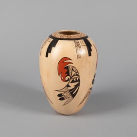 Elvira Polacca Naha Nampeyo, Vase with Polychrome Designs