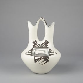 Stella Teller, Polychrome Wedding Vase, ca. 1985