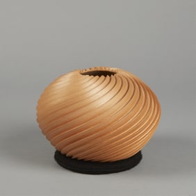 Dominique Toya, Micaceous Swirl Pot, ca. 1995