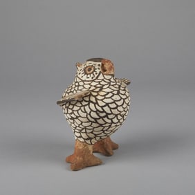 Zuni , Polychrome Owl, ca. late 19th Century