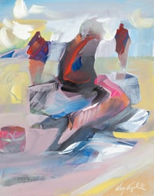 Veloy Joseph Vigil, Untitled (Three Figures), 1994