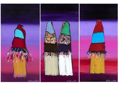 Pablo Antonio Milan, Triptych (Four Figures)
