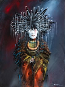 Bemic Yellowman Nelson, He Still Hears Their Voices, 2015