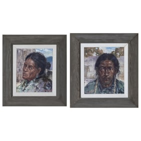 Carl Von Hassler, Two Native Portraits