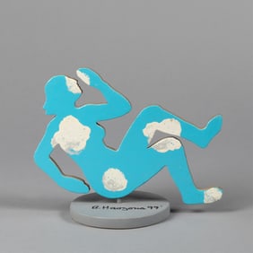 Bob Haozous, Untitled (Silhouette in Clouds), 1999