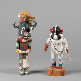 Hopi, Pair of Katsinam